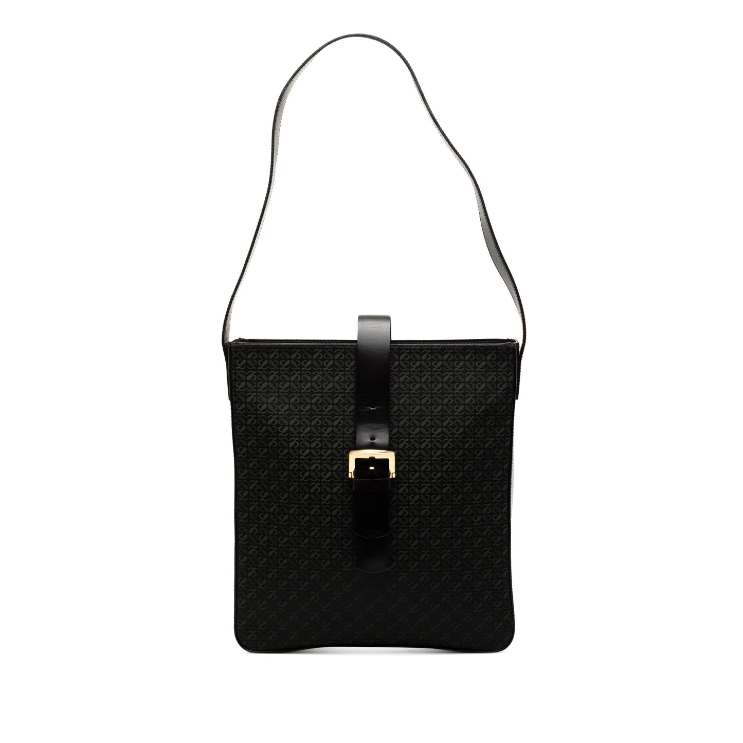 LOEWE Anagram Canvas Shoulder Bag