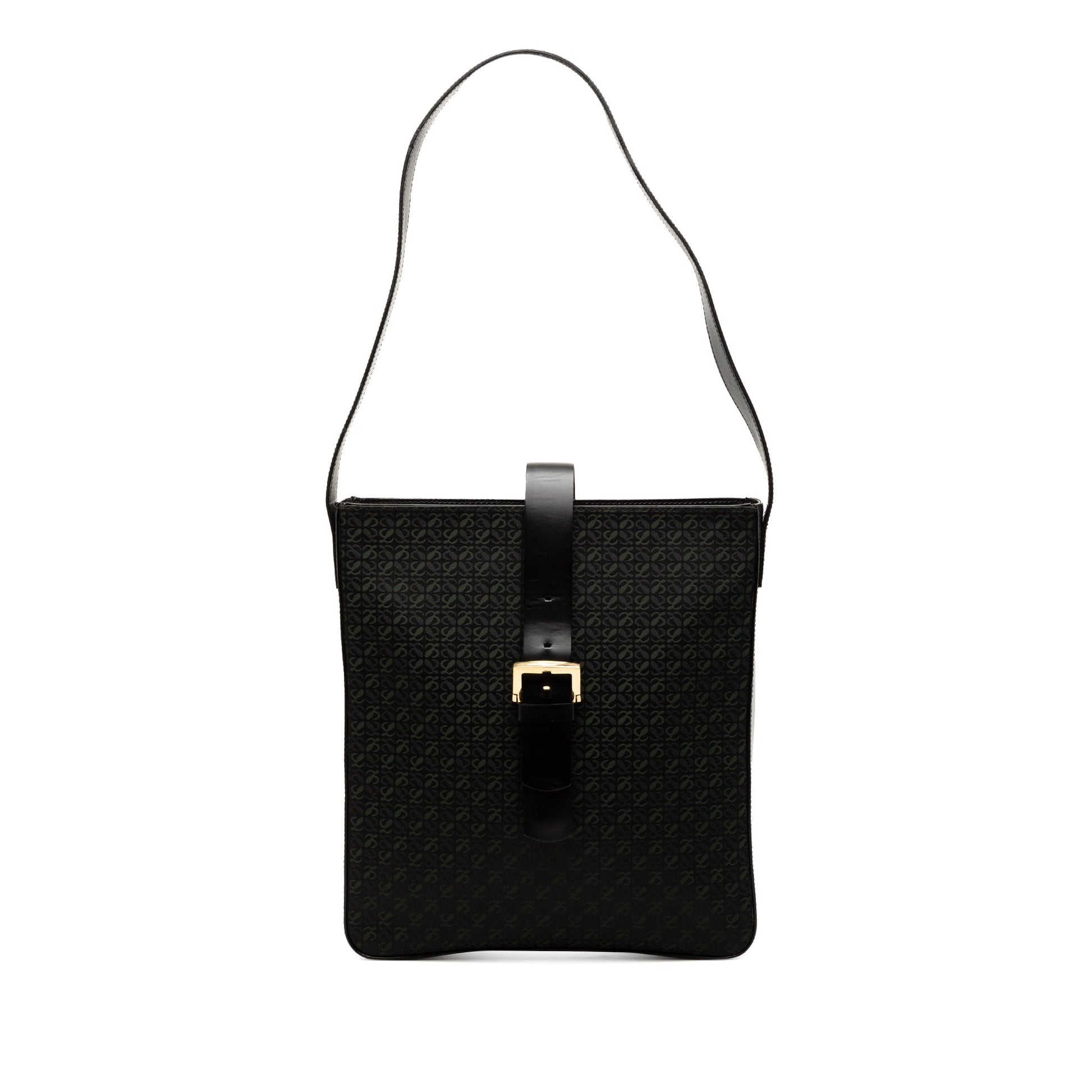 LOEWE Anagram Canvas Shoulder Bag
