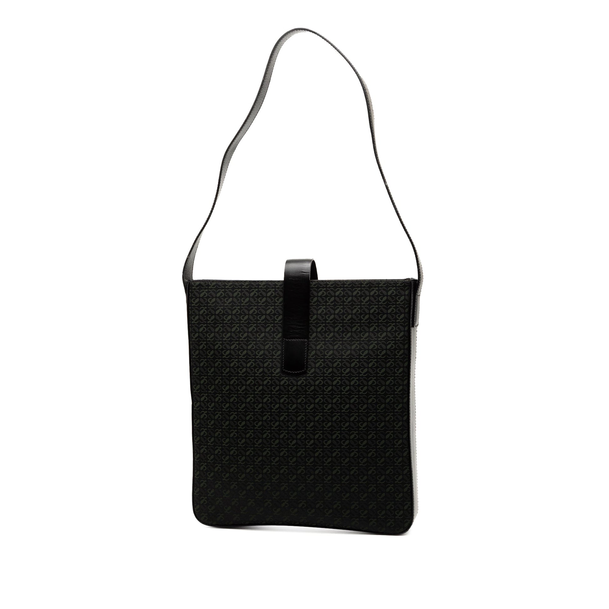 LOEWE Anagram Canvas Shoulder Bag
