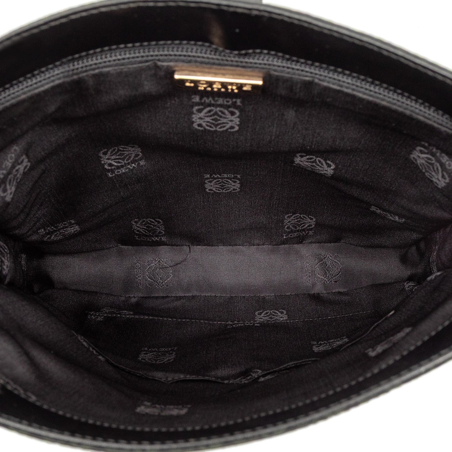 LOEWE Anagram Canvas Shoulder Bag