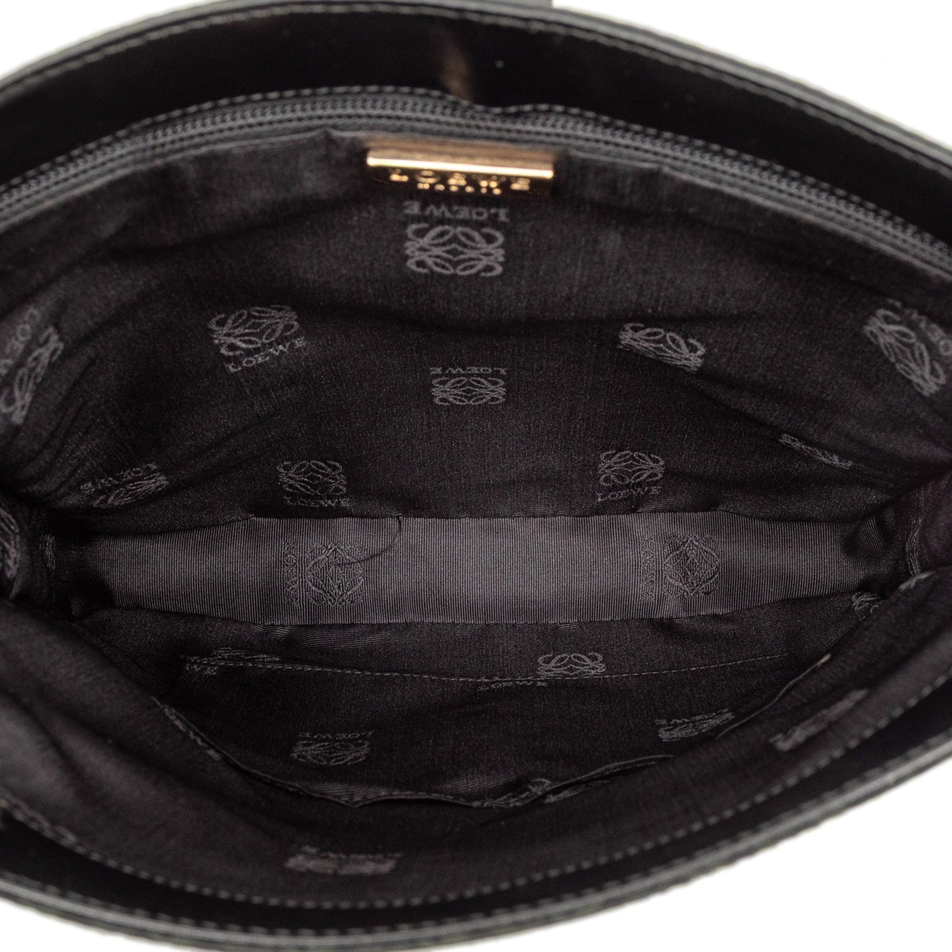 LOEWE Anagram Canvas Shoulder Bag