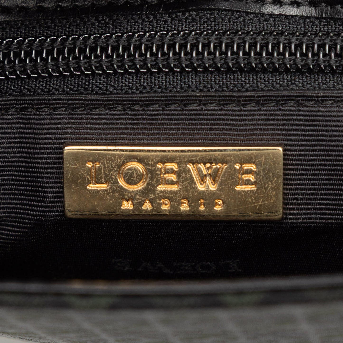 LOEWE Anagram Canvas Shoulder Bag