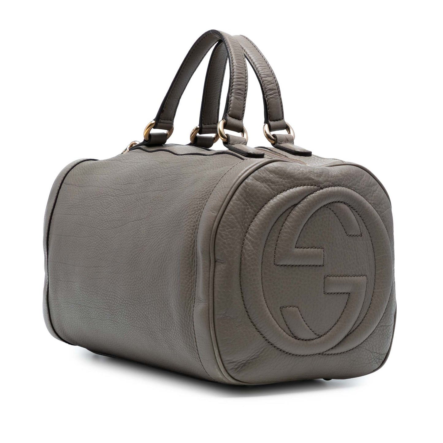 Gucci Pebbled Calfskin Soho Cellarius Boston