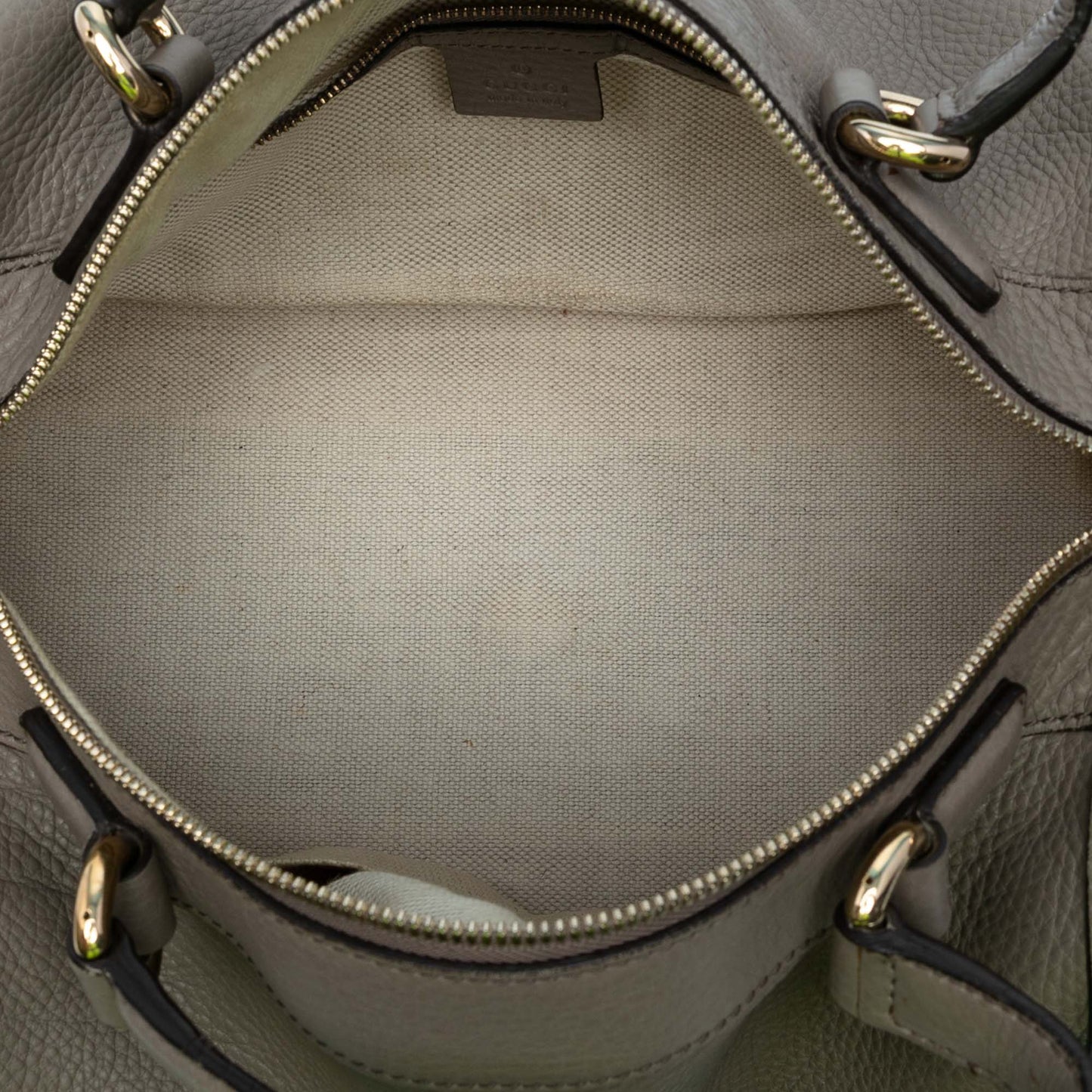 Gucci Pebbled Calfskin Soho Cellarius Boston