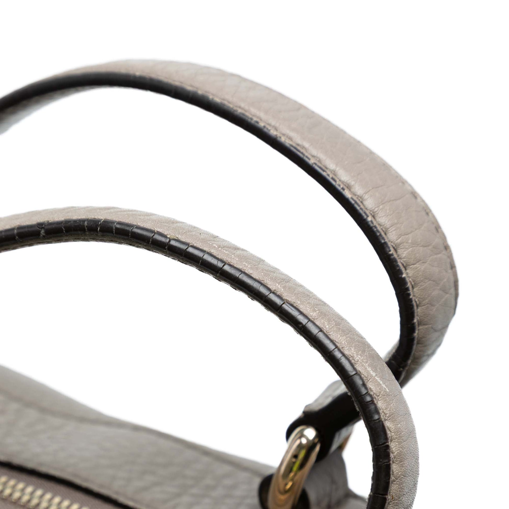 Gucci Pebbled Calfskin Soho Cellarius Boston