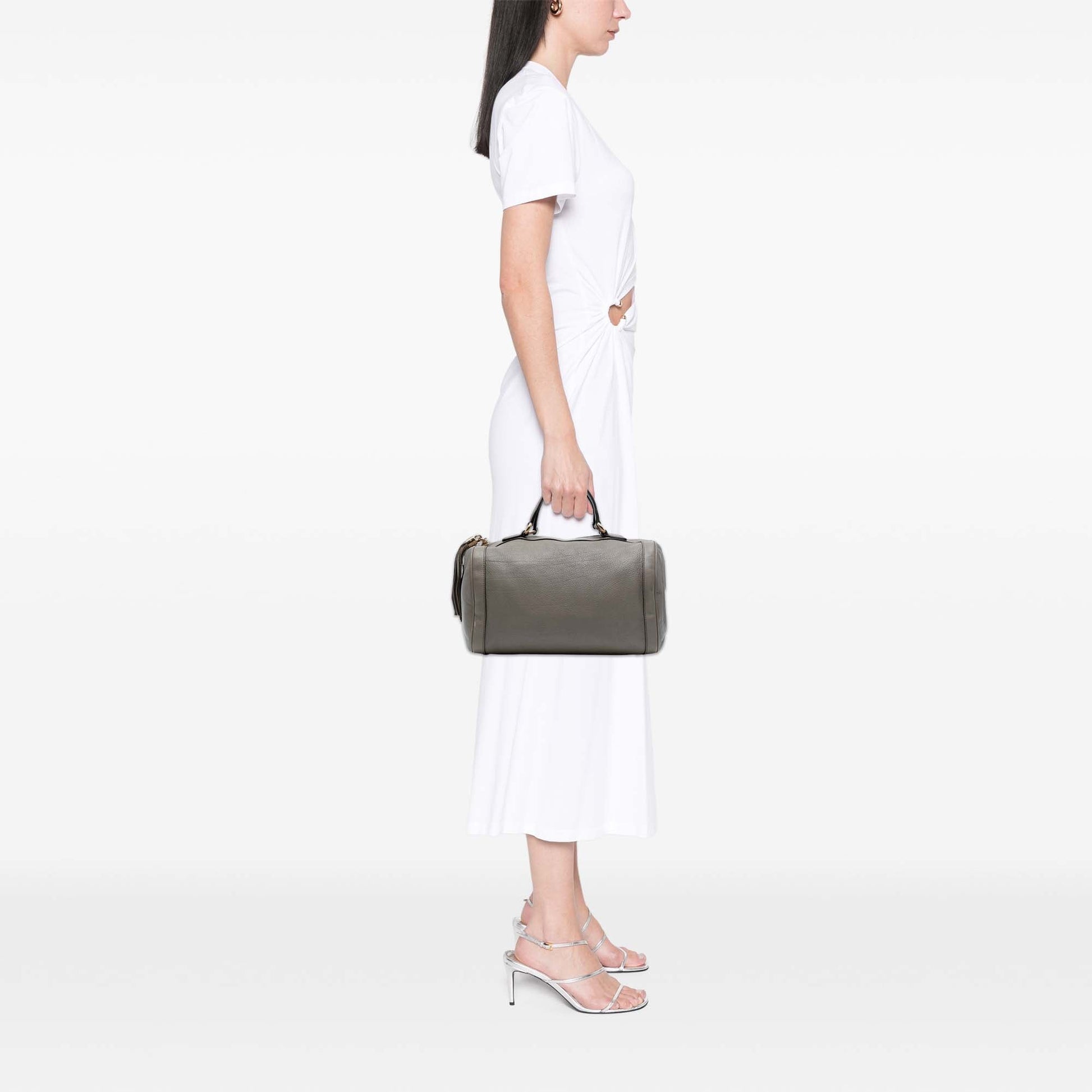 Gucci Pebbled Calfskin Soho Cellarius Boston