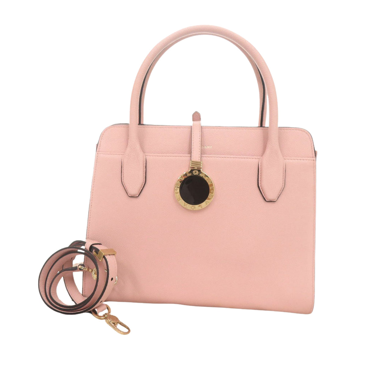 Bvlgari Leather Alba Satchel