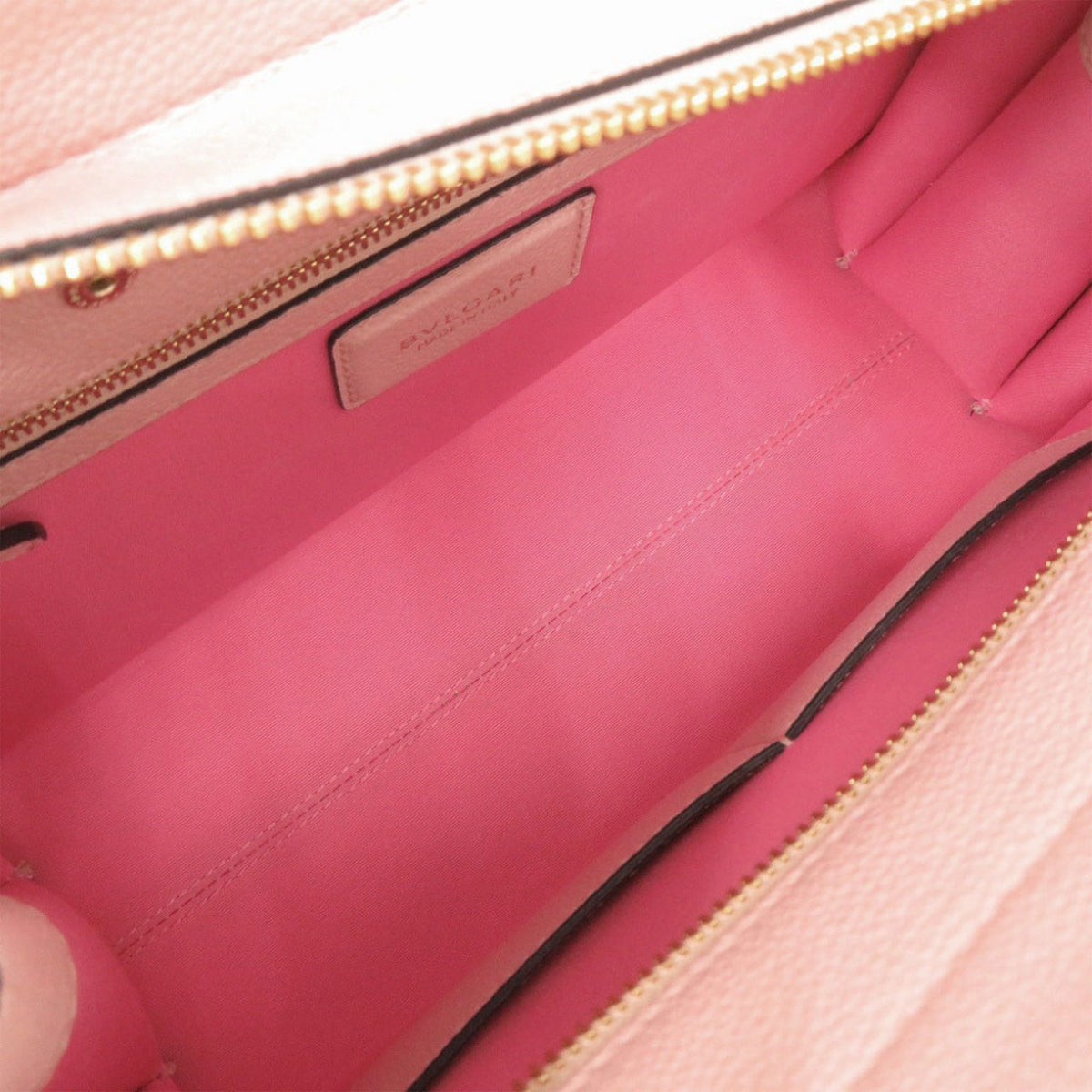 Bvlgari Leather Alba Satchel