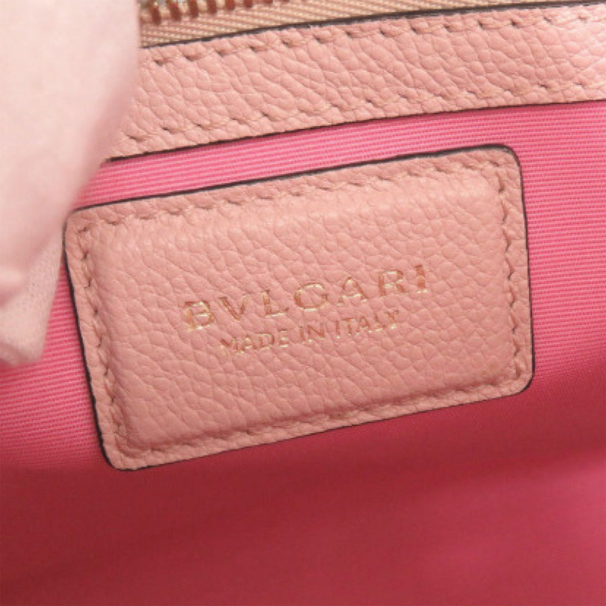 Bvlgari Leather Alba Satchel
