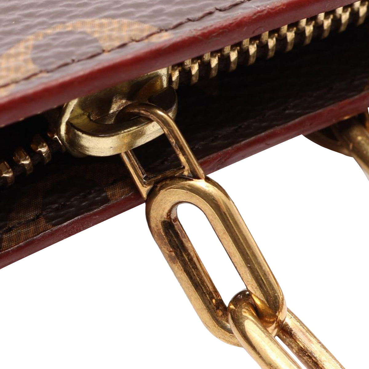 Louis Vuitton Monogram Legacy Chain Clutch — Brown