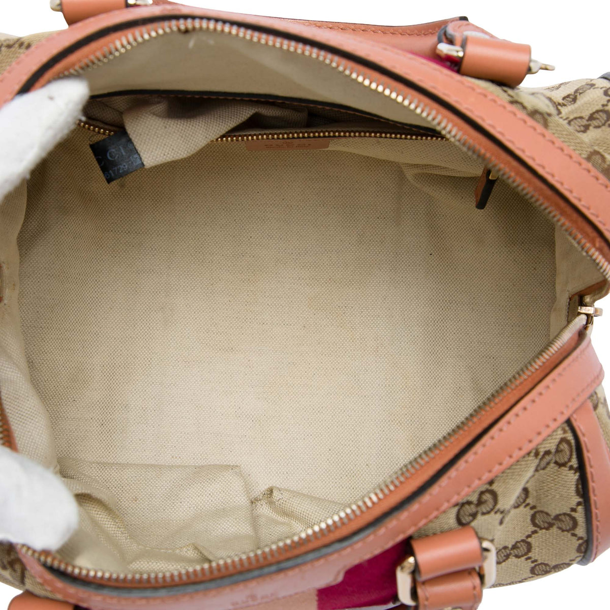 Gucci Small GG Canvas Web Joy Boston Bag