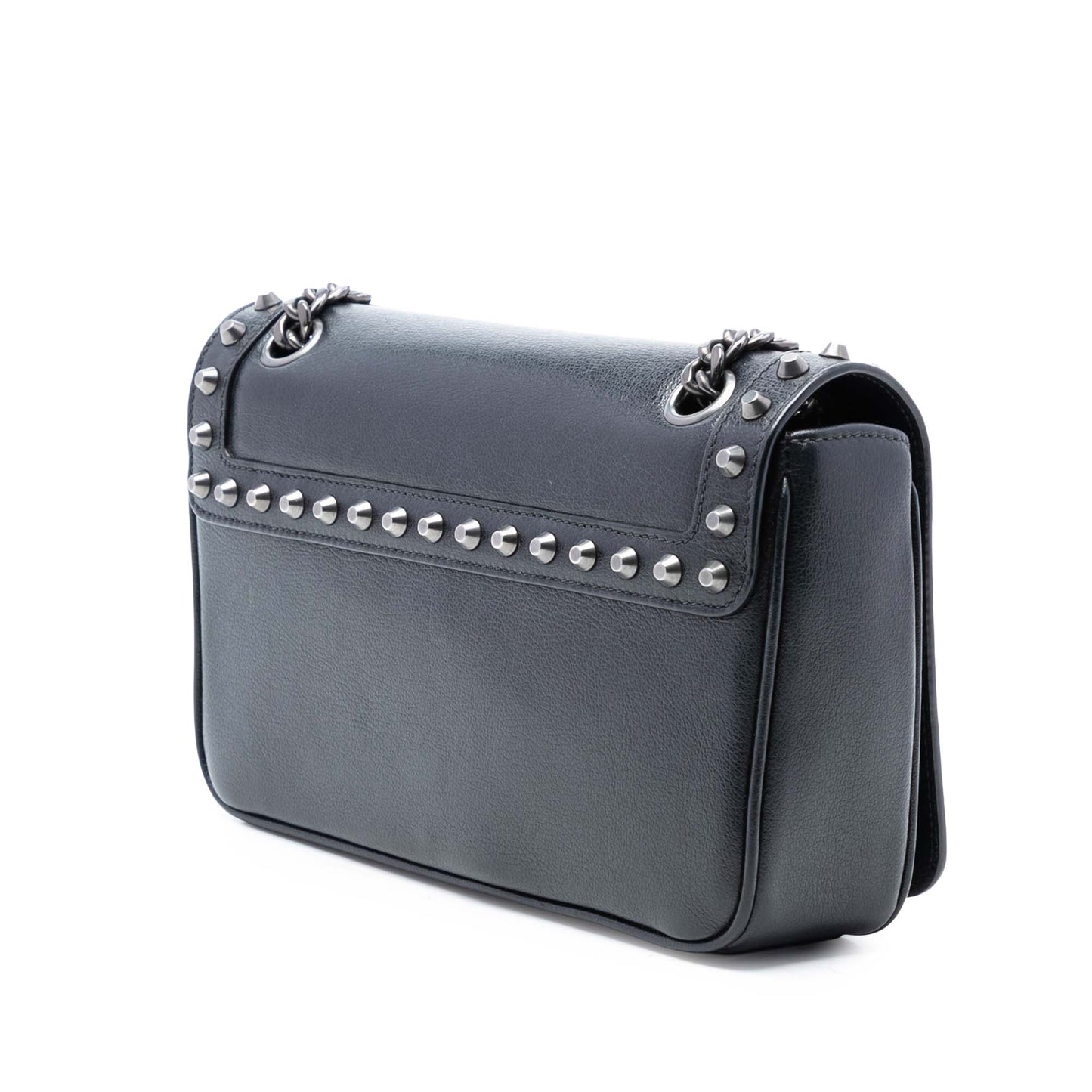 Prada Glace Calfskin Studded Crossbody