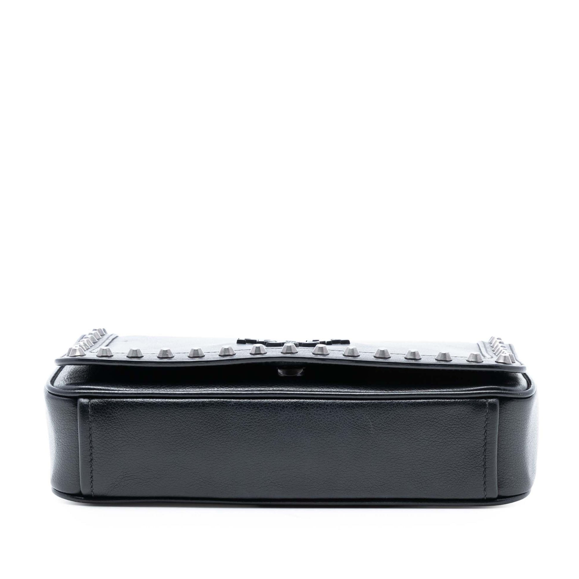 Prada Glace Calfskin Studded Crossbody