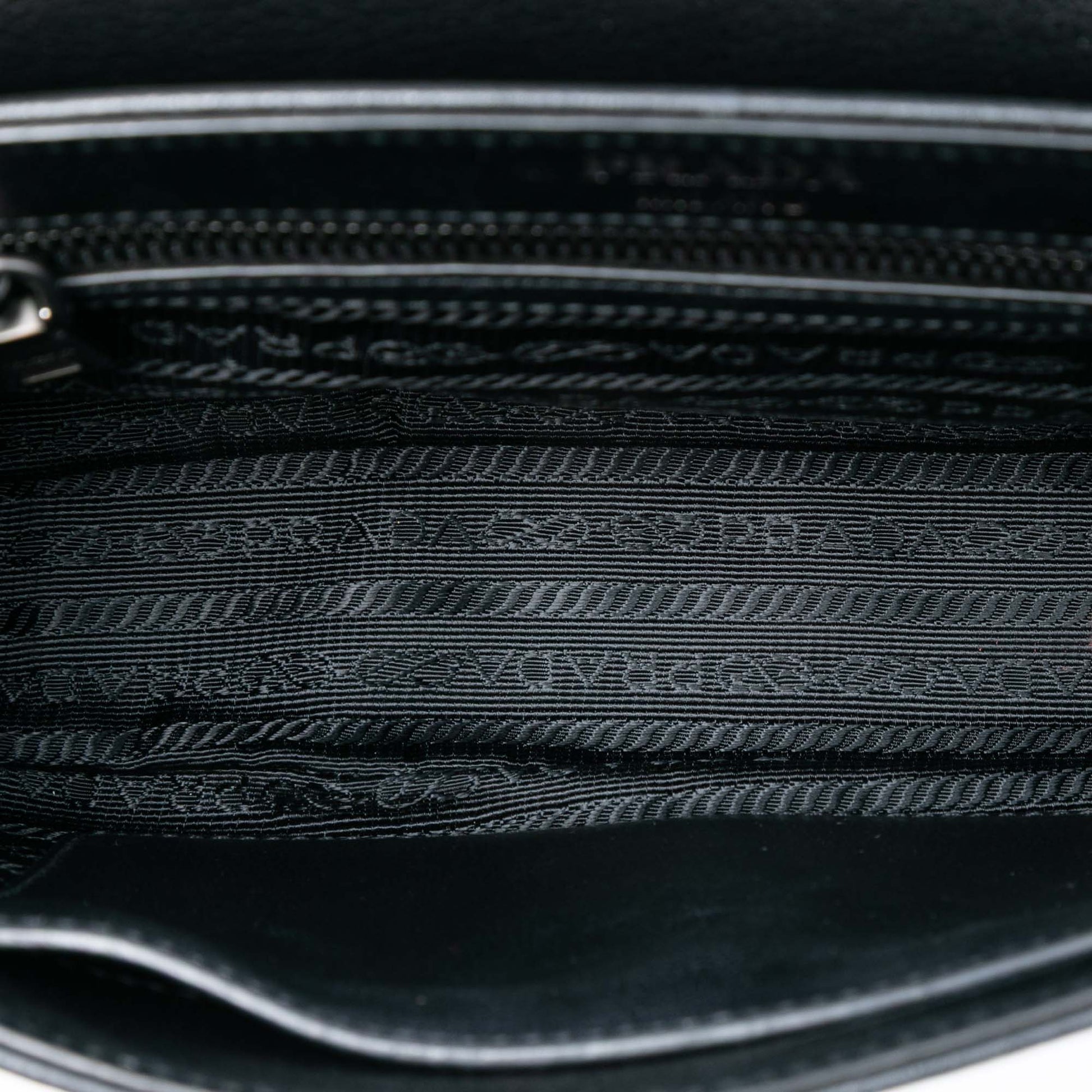 Prada Glace Calfskin Studded Crossbody