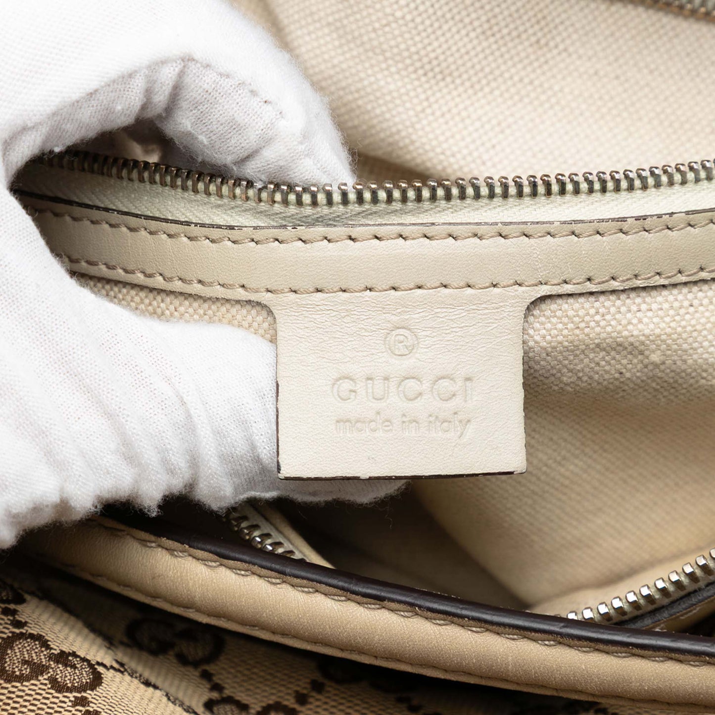 Gucci GG Canvas Web Mayfair Satchel