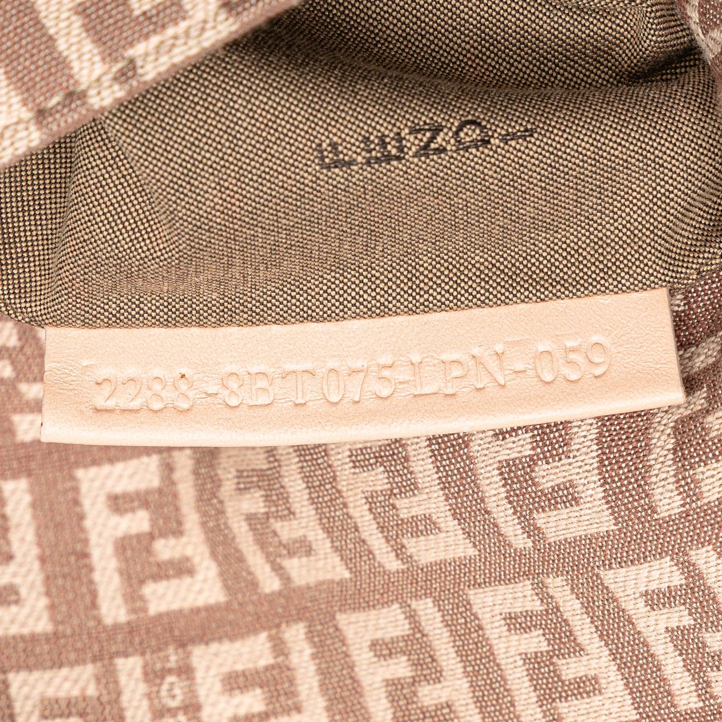 Fendi Zucchino Canvas Crossbody
