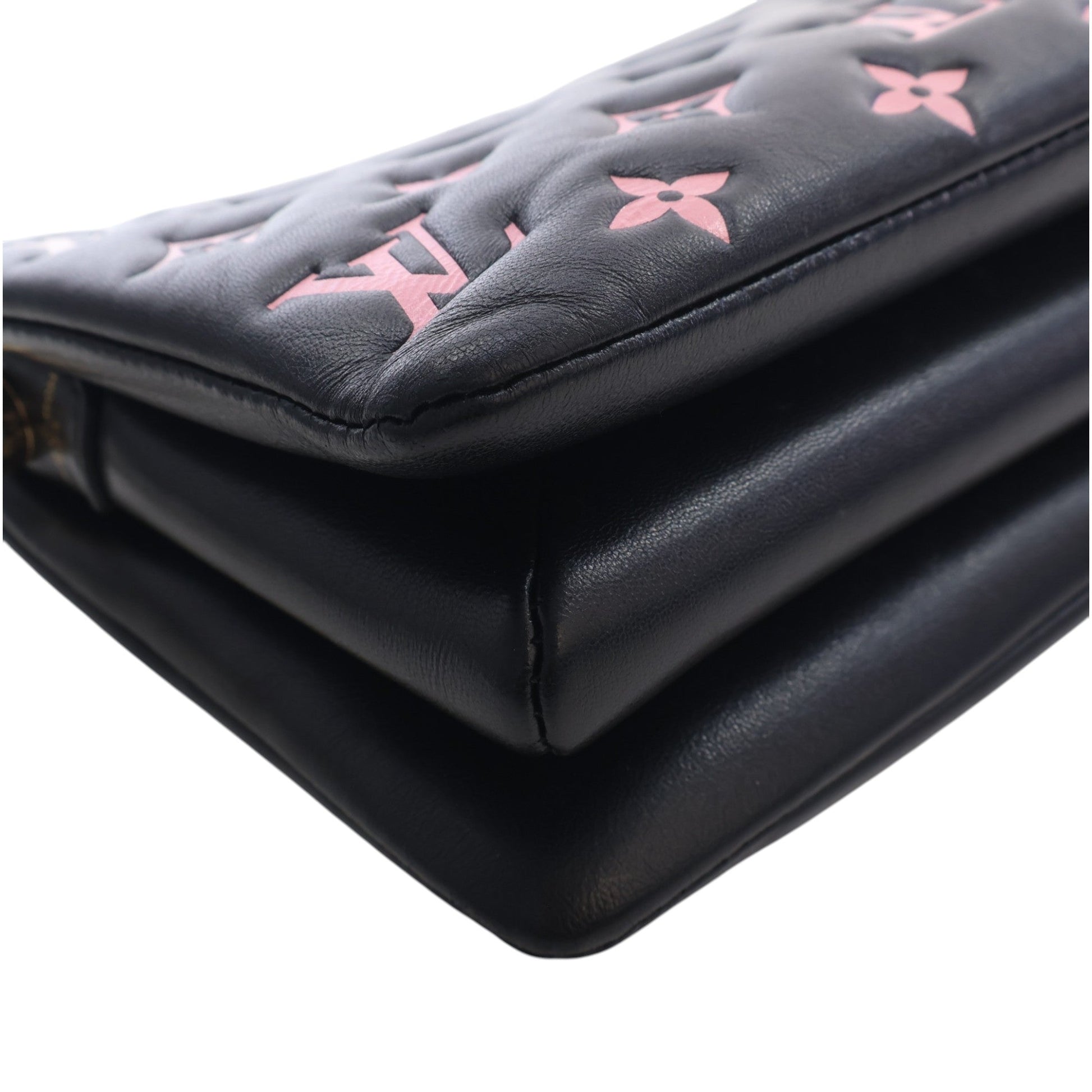 Louis Vuitton Bicolor Monogram Embossed Lambskin Coussin BB