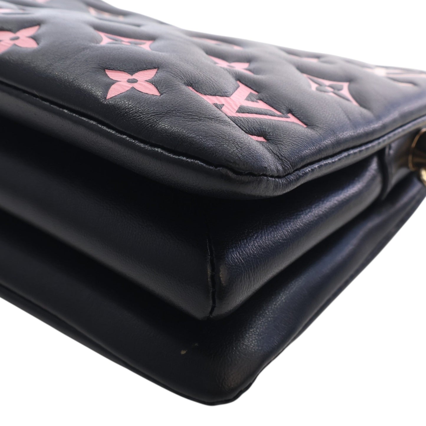 Louis Vuitton Bicolor Monogram Embossed Lambskin Coussin BB