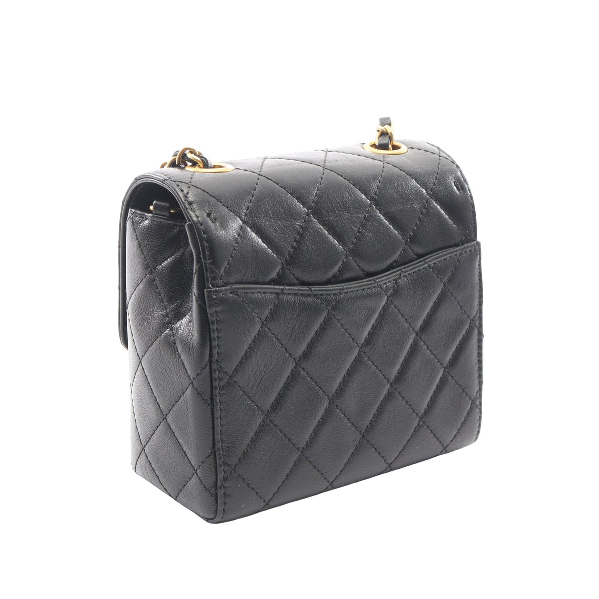 Chanel Mini Square Classic Goatskin Single Flap