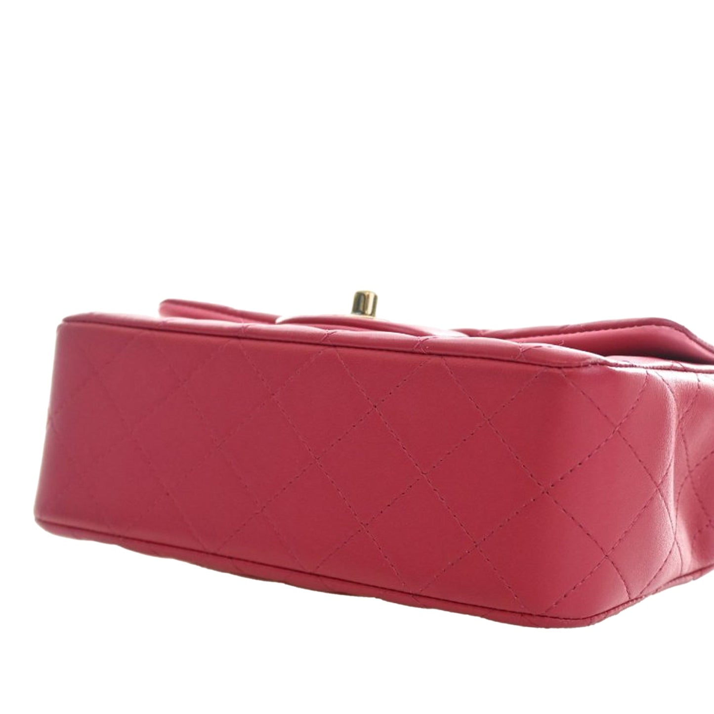 Chanel Mini Rectangular Classic Lambskin Top Handle Flap