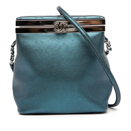 Chanel CC Metallic Calfskin Vanity Bag