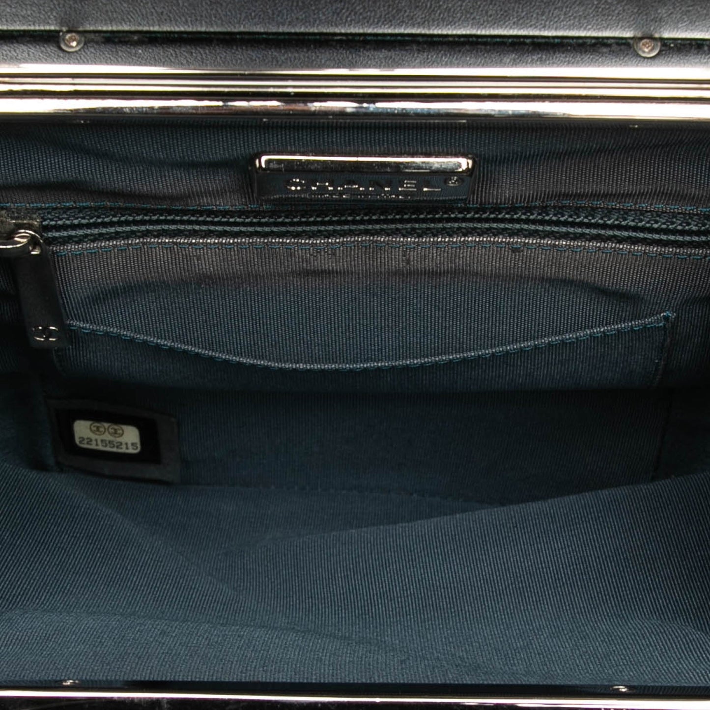 Chanel CC Metallic Calfskin Vanity Bag