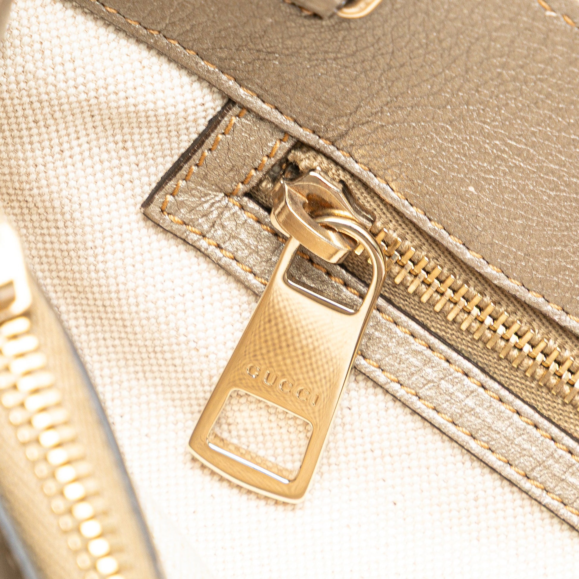 Gucci Medium Calfskin Bamboo Shopper Satchel