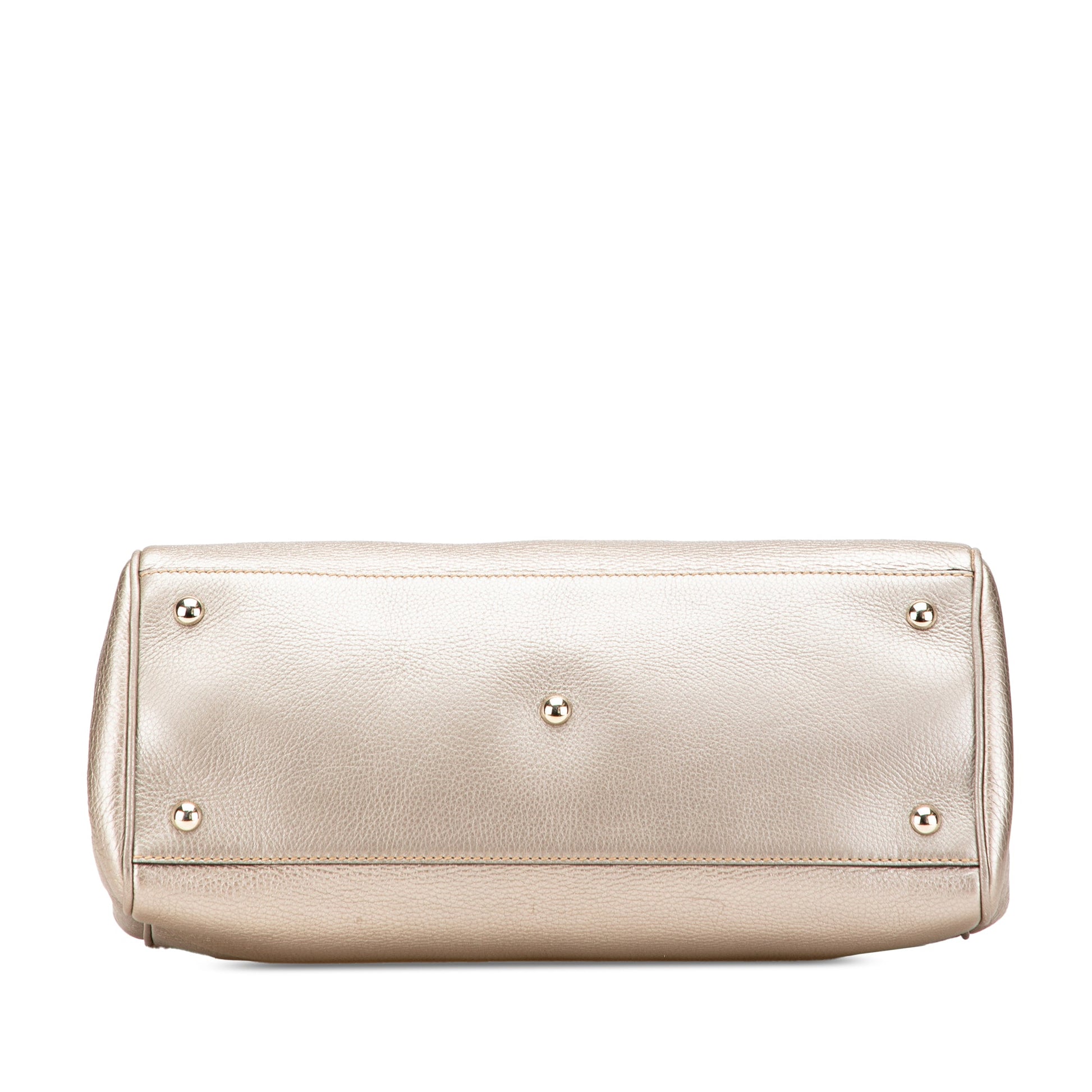 Gucci Medium Calfskin Bamboo Shopper Satchel