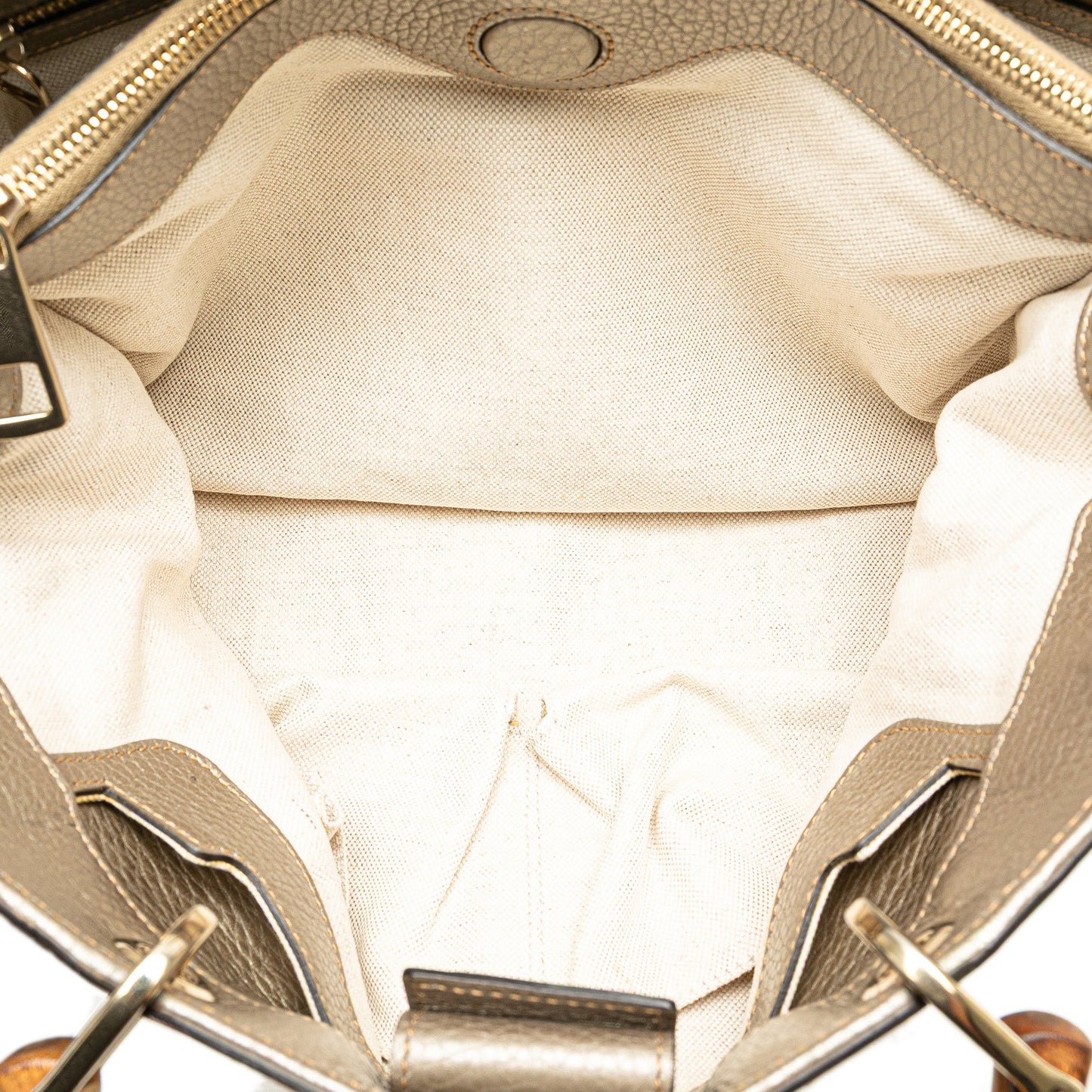 Gucci Medium Calfskin Bamboo Shopper Satchel