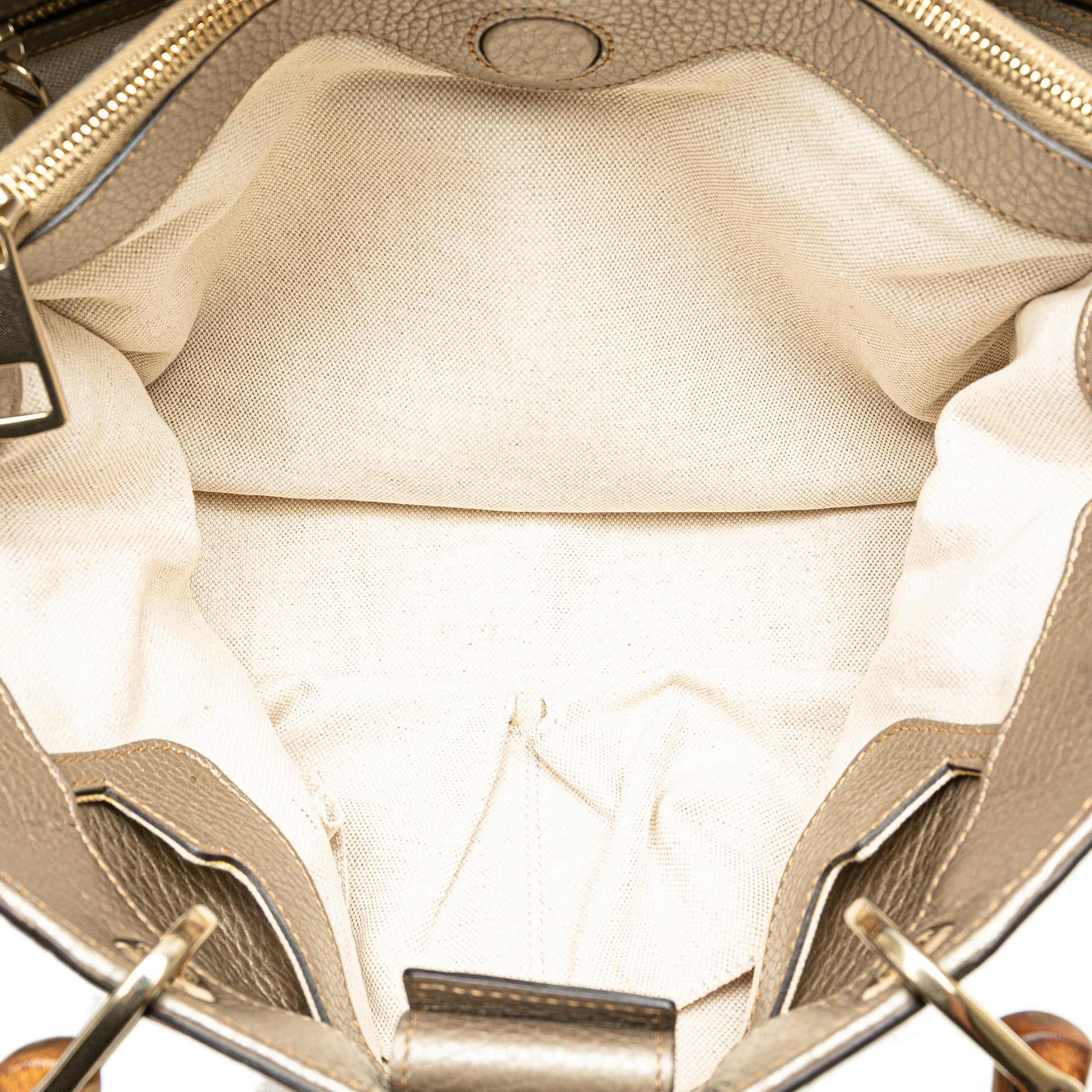 Gucci Medium Calfskin Bamboo Shopper Satchel