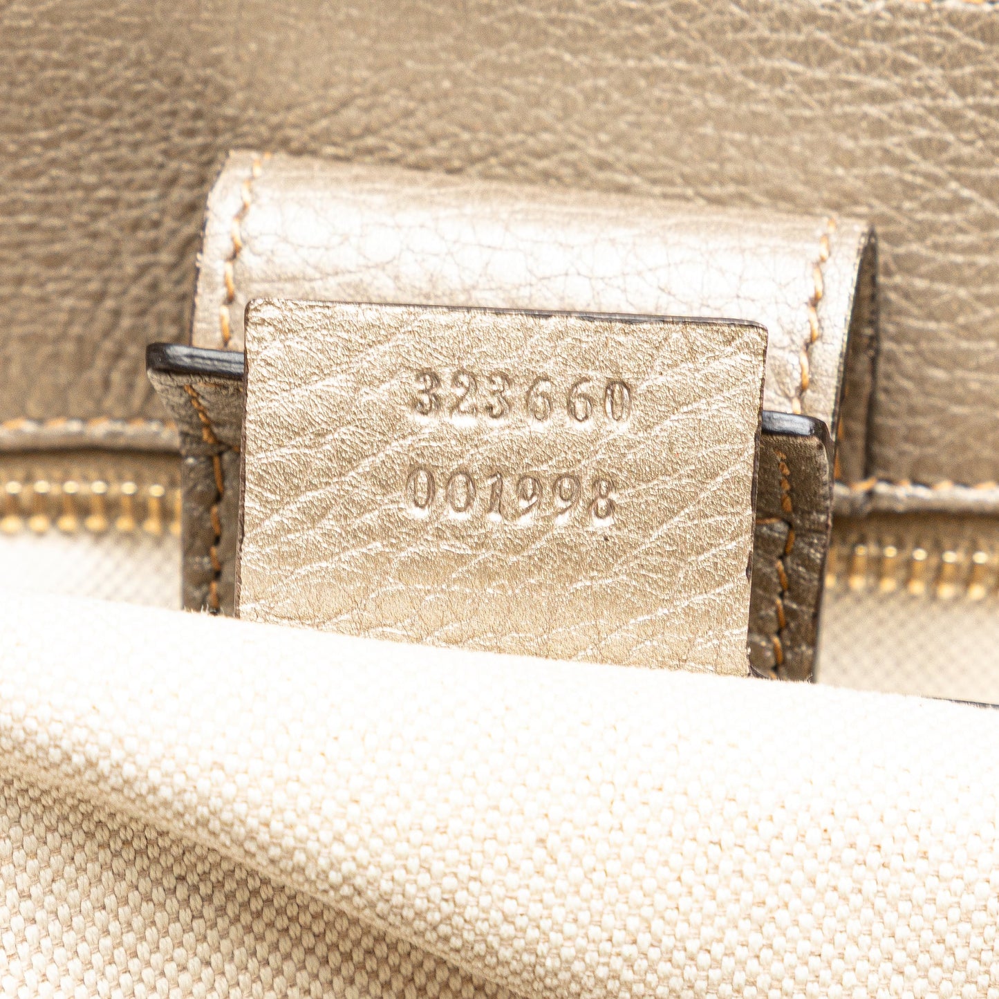 Gucci Medium Calfskin Bamboo Shopper Satchel
