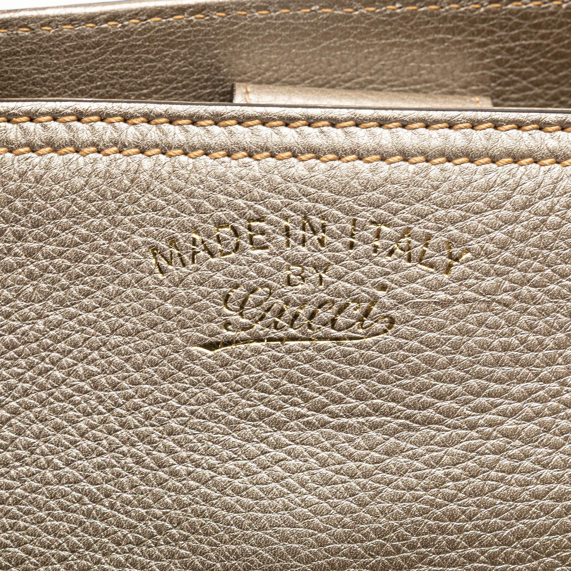 Gucci Medium Calfskin Bamboo Shopper Satchel