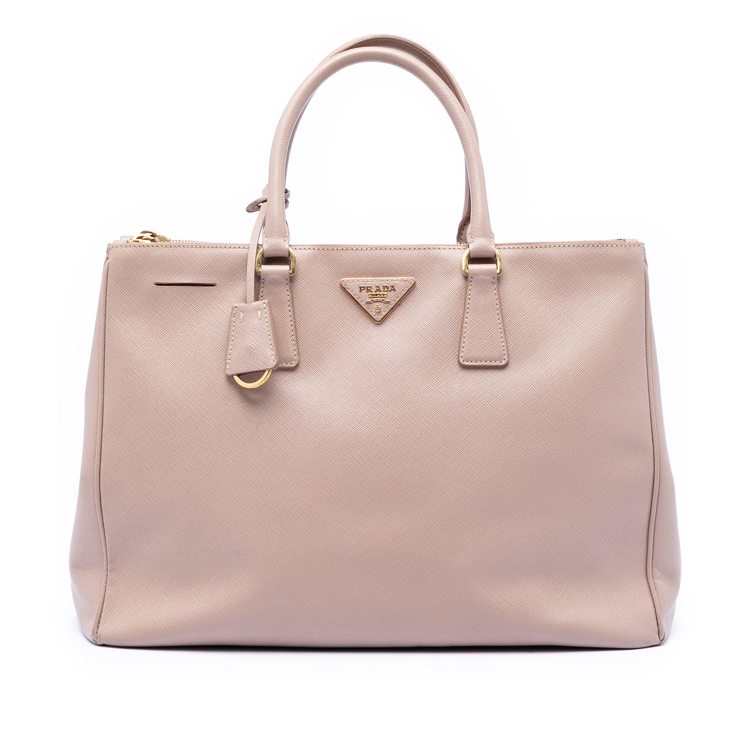 Prada Large Saffiano Lux Galleria Double Zip Tote