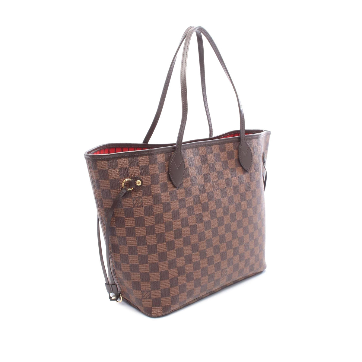 Louis Vuitton Damier Ebene Neverfull MM — Brown