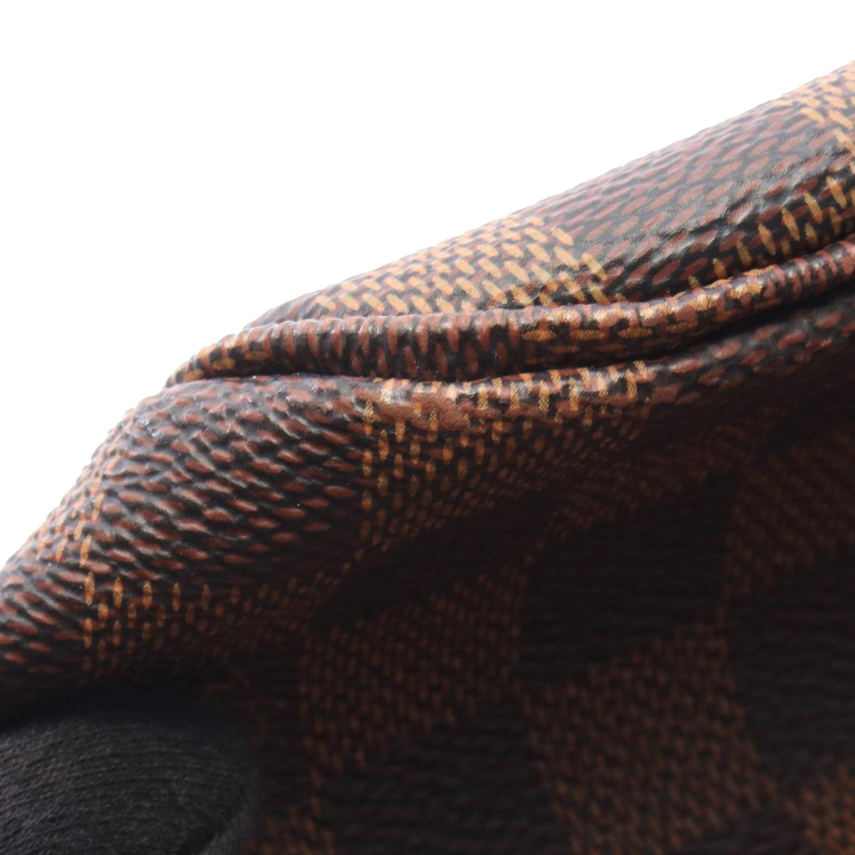 Louis Vuitton Damier Ebene Neverfull MM — Brown