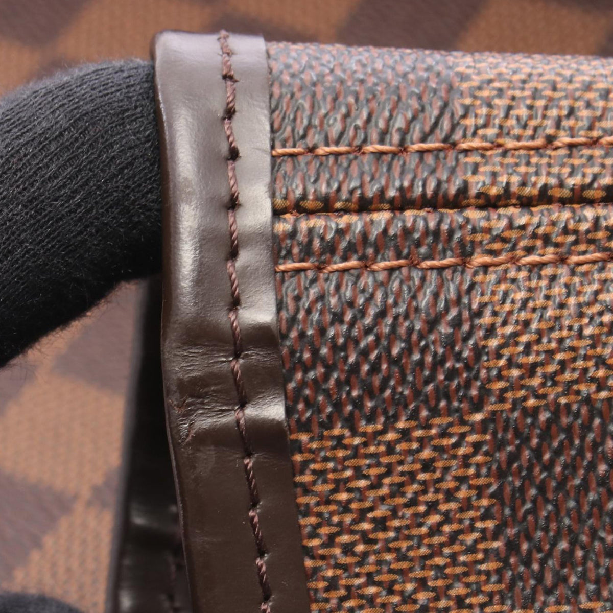 Louis Vuitton Damier Ebene Neverfull MM — Brown