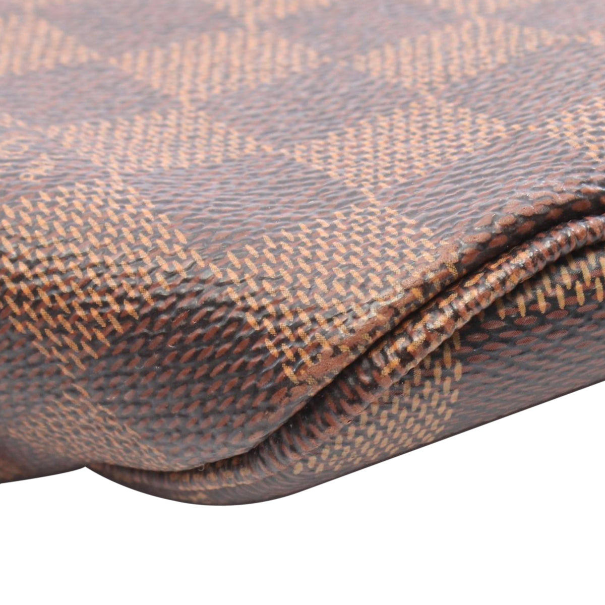 Louis Vuitton Damier Ebene Neverfull MM — Brown