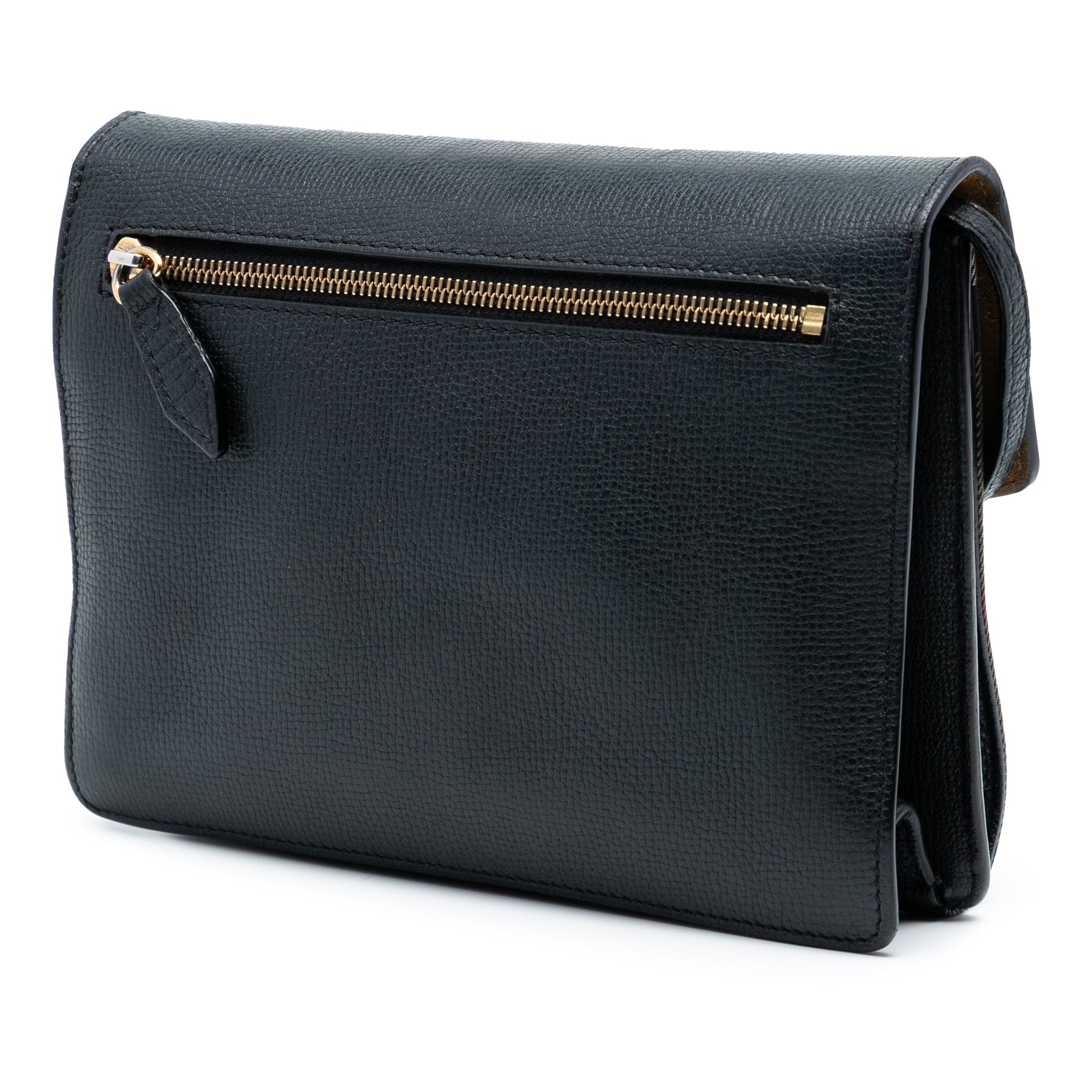 Burberry Small Leather and House Check Canvas Derby Macken Crossbody