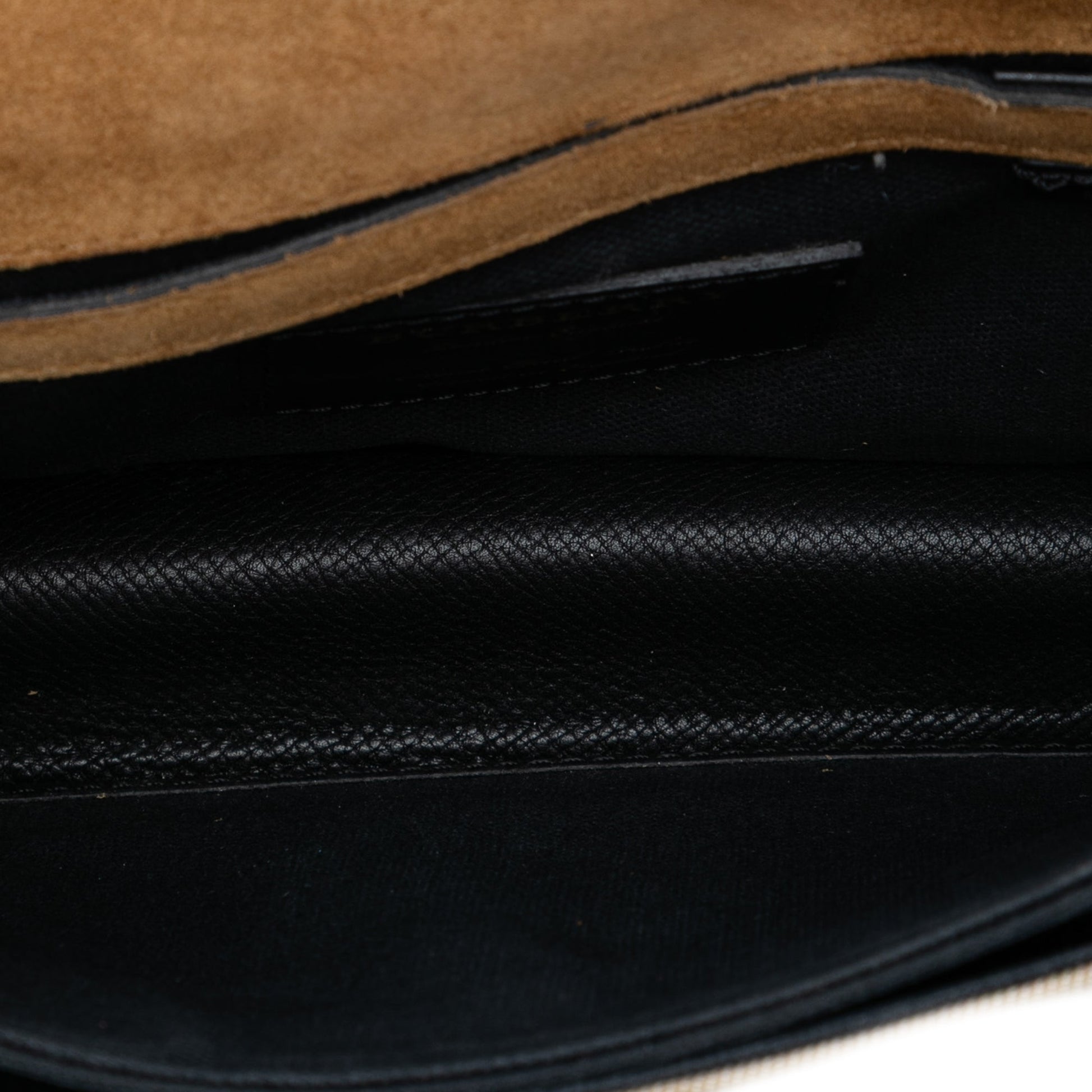 Burberry Small Leather and House Check Canvas Derby Macken Crossbody