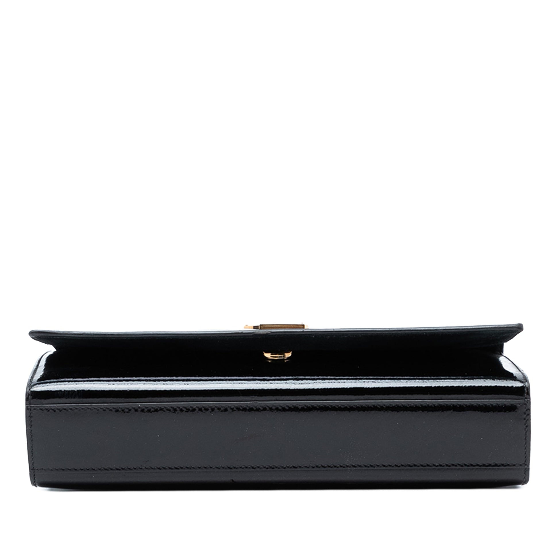 Saint Laurent Medium Patent Monogram Kate Crossbody