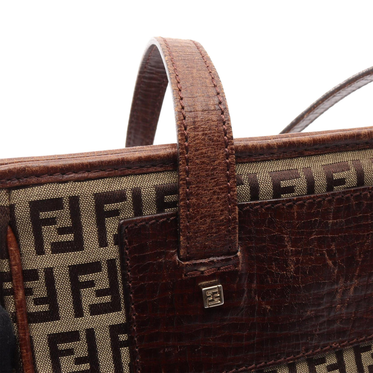 Fendi Zucchino Canvas Tote