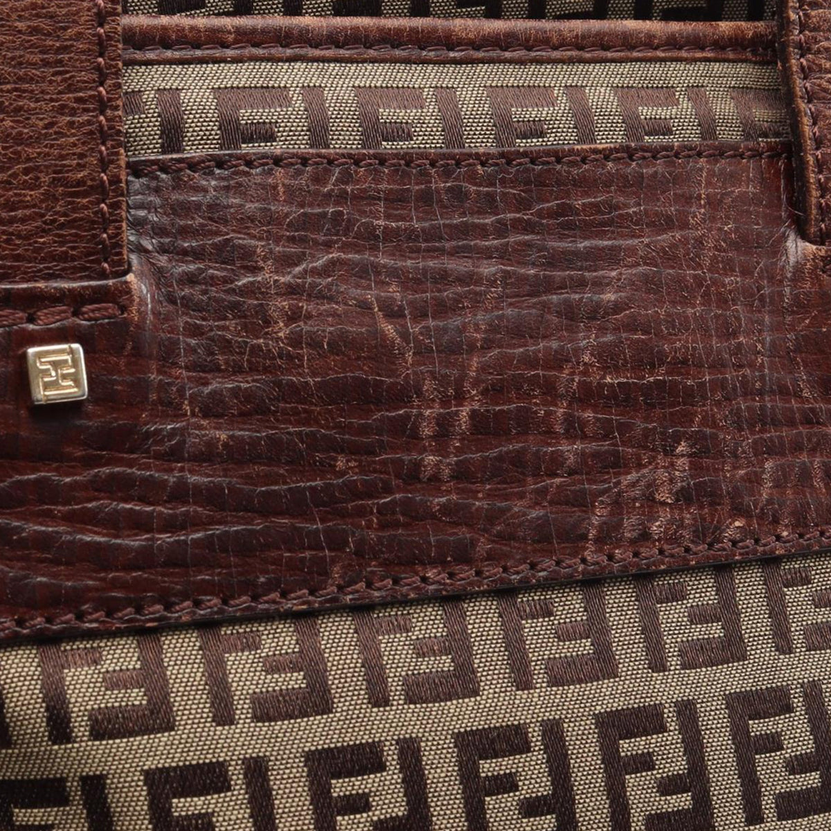 Fendi Zucchino Canvas Tote