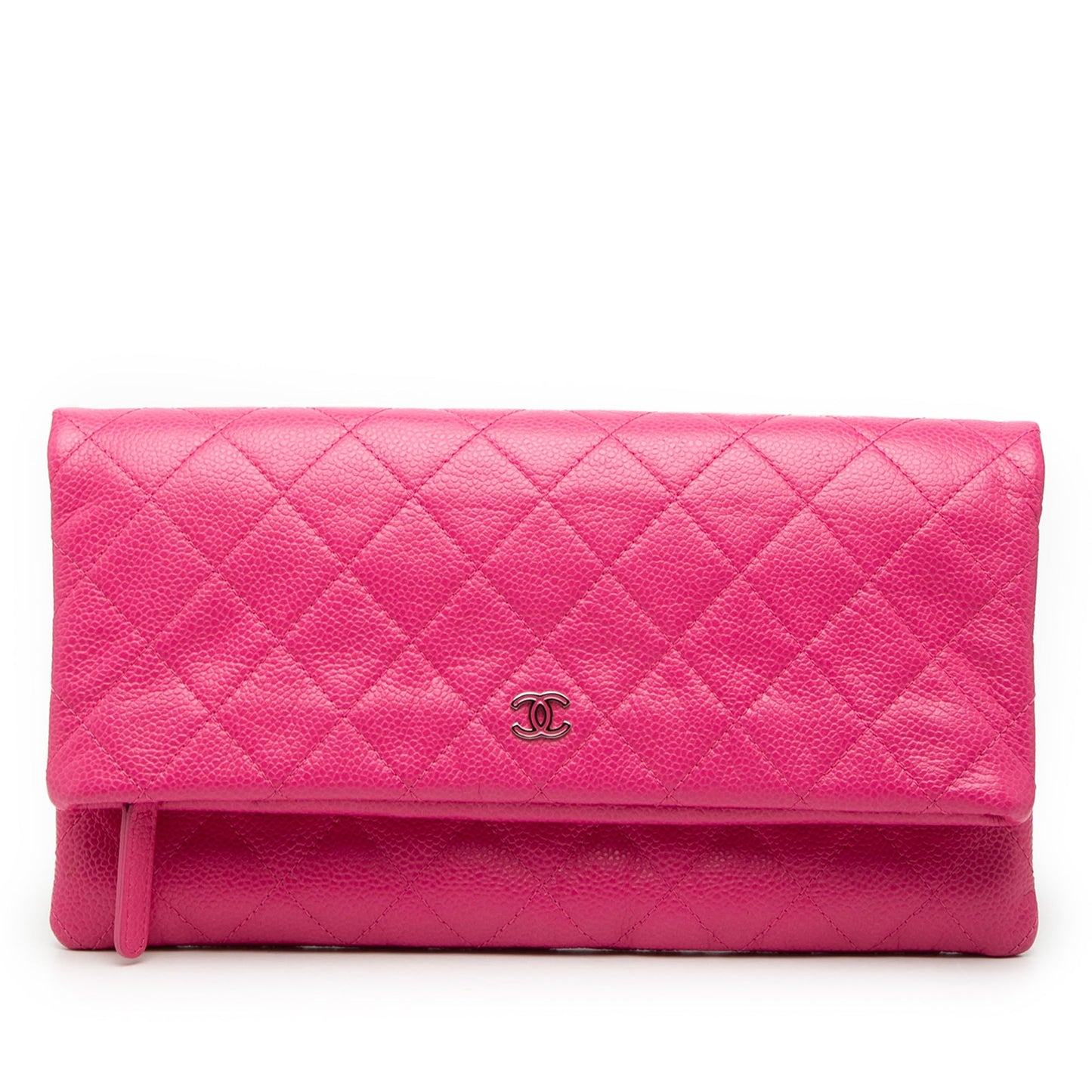 Quilted Caviar CC Beauty Foldover Clutch