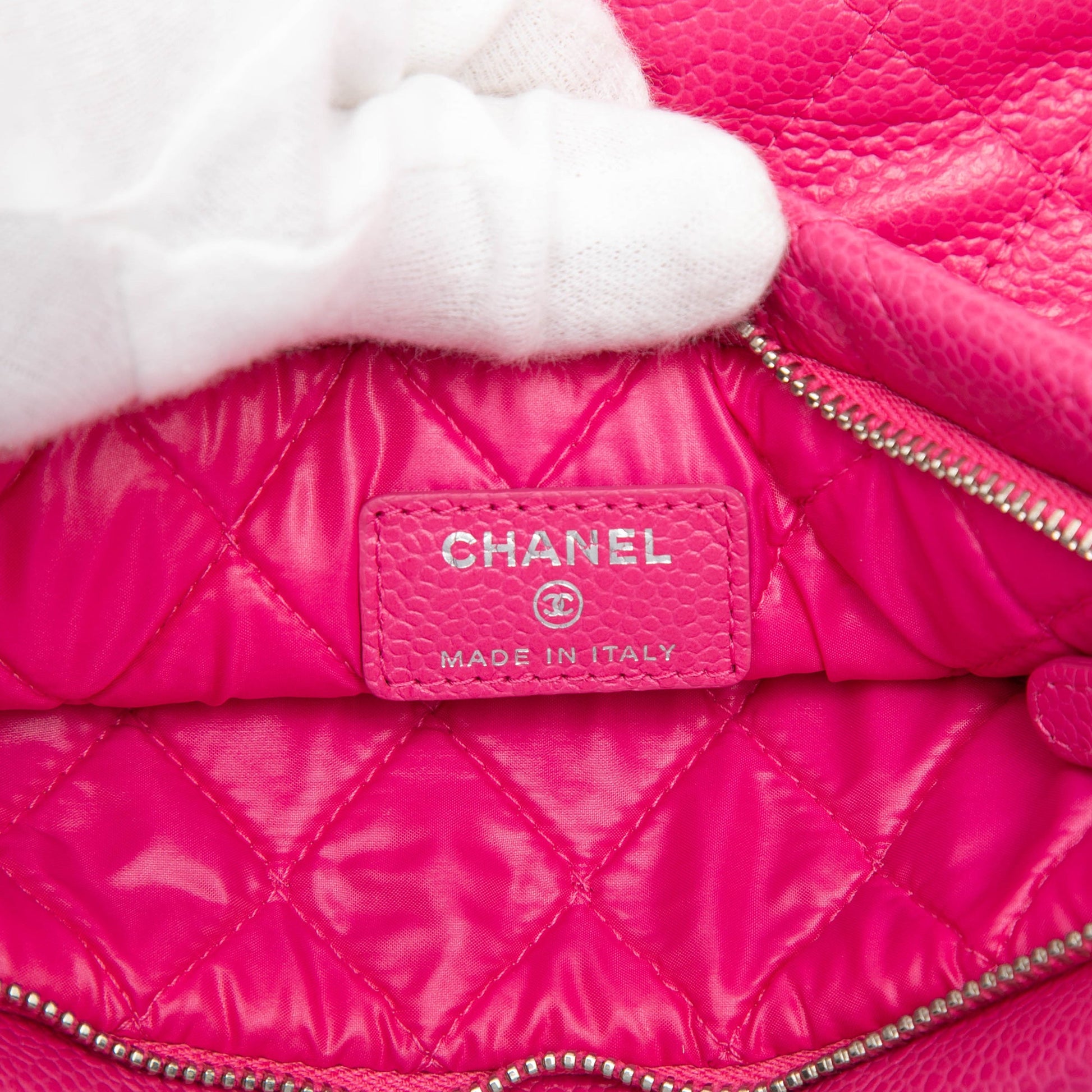 Quilted Caviar CC Beauty Foldover Clutch