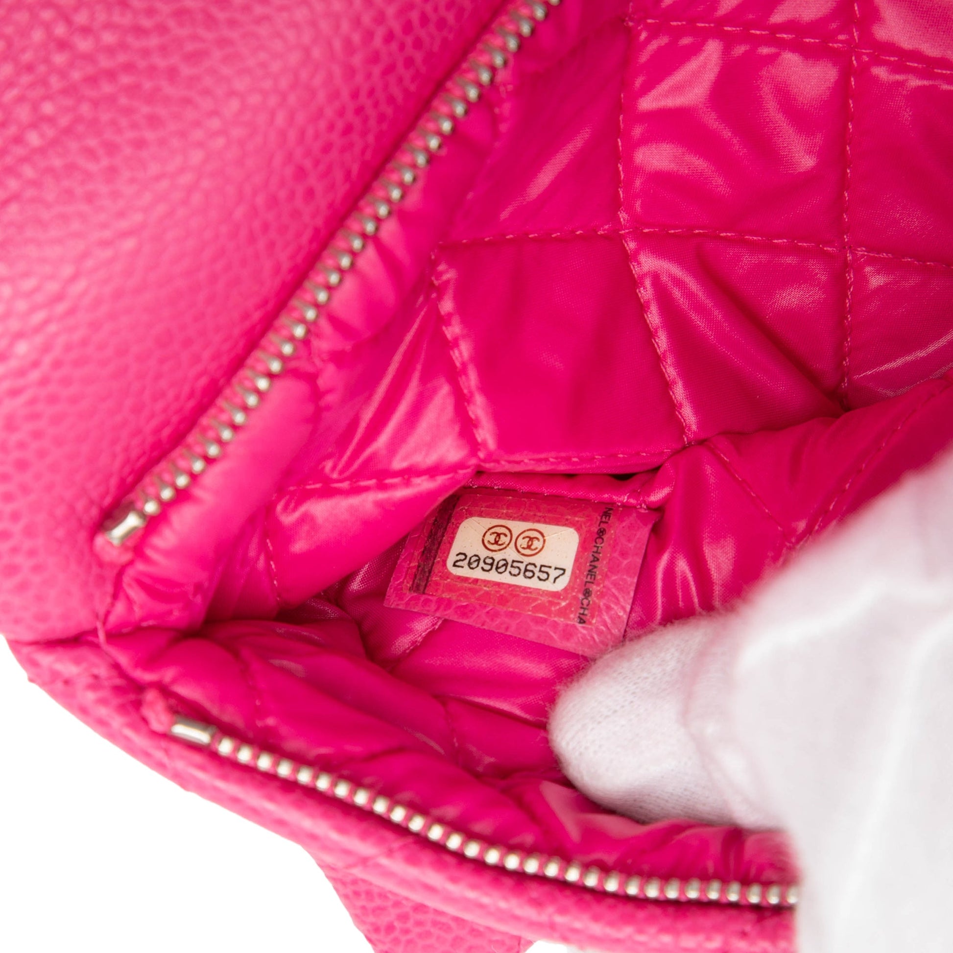 Quilted Caviar CC Beauty Foldover Clutch