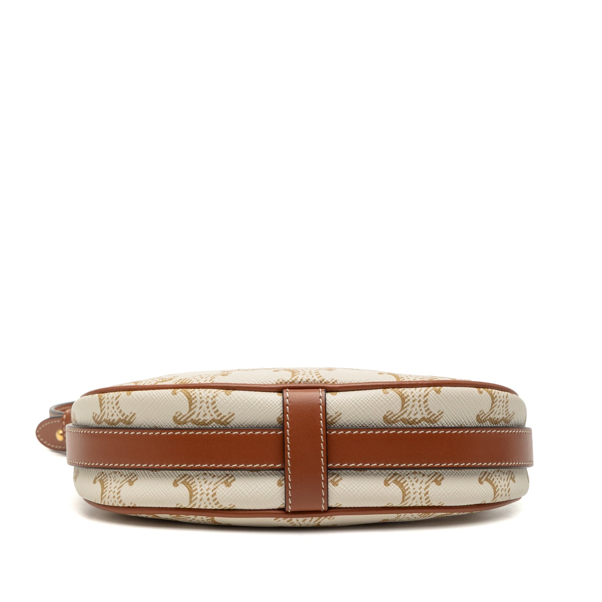 Celine Mini Triomphe Coated Canvas Ava Shoulder Bag