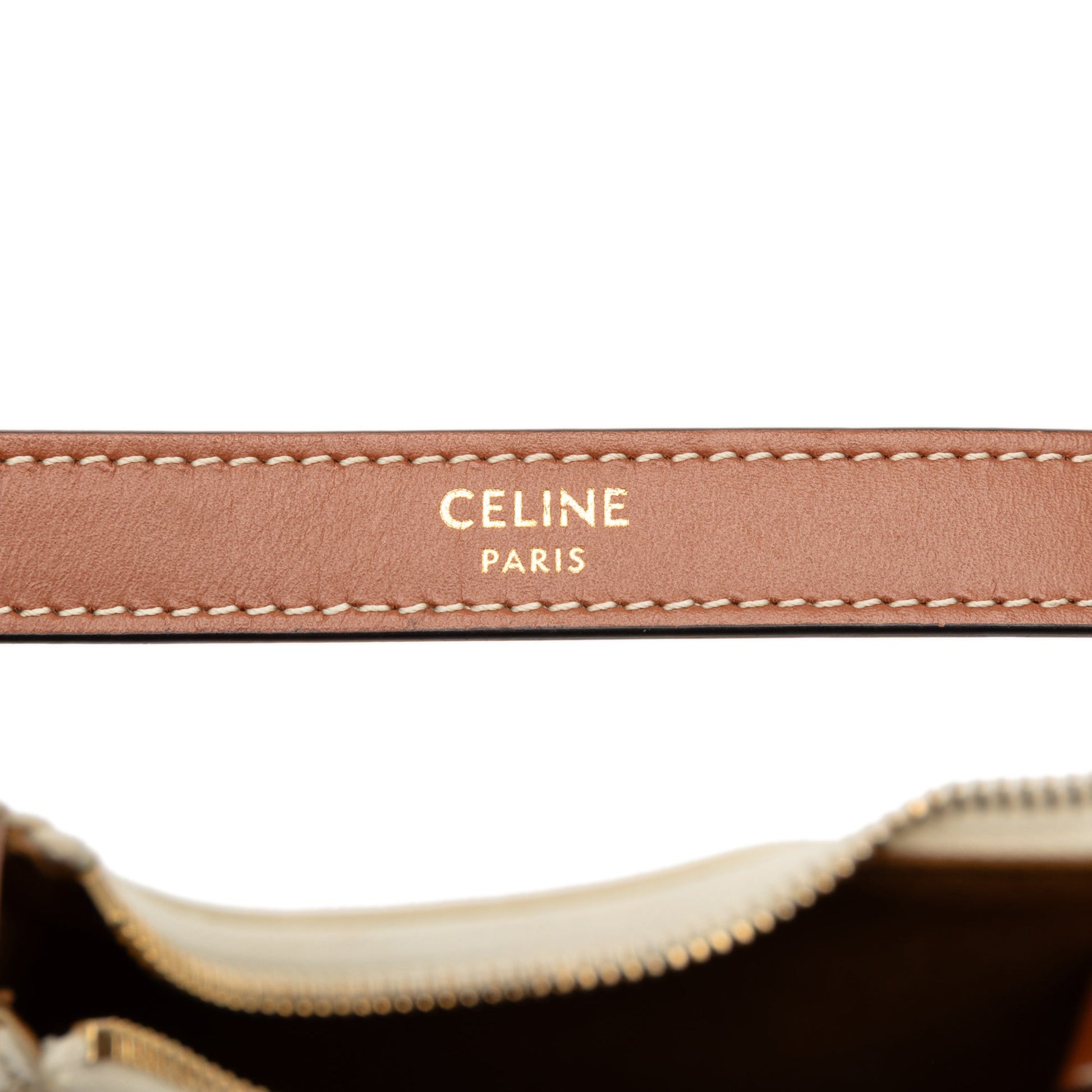 Celine Mini Triomphe Coated Canvas Ava Shoulder Bag