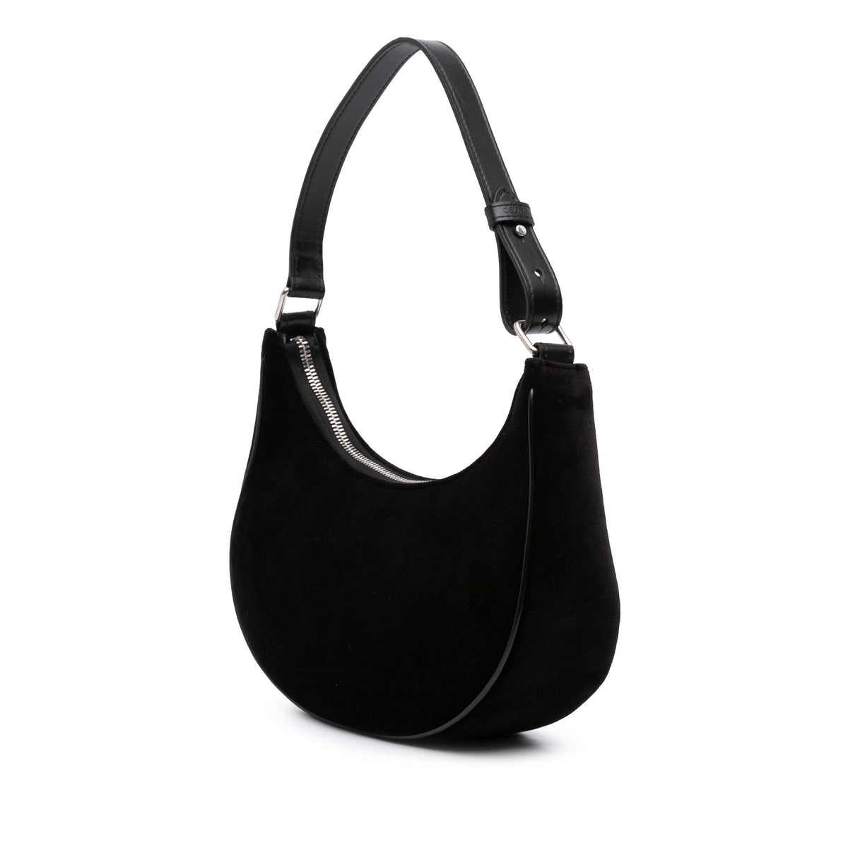 Celine Velvet Strass Triomphe Ava Shoulder Bag