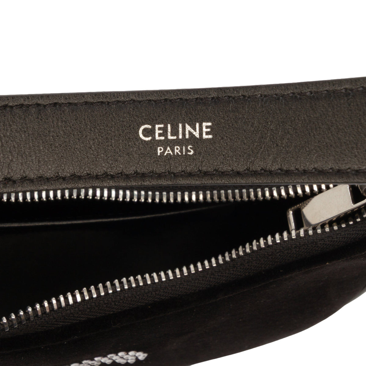 Celine Velvet Strass Triomphe Ava Shoulder Bag