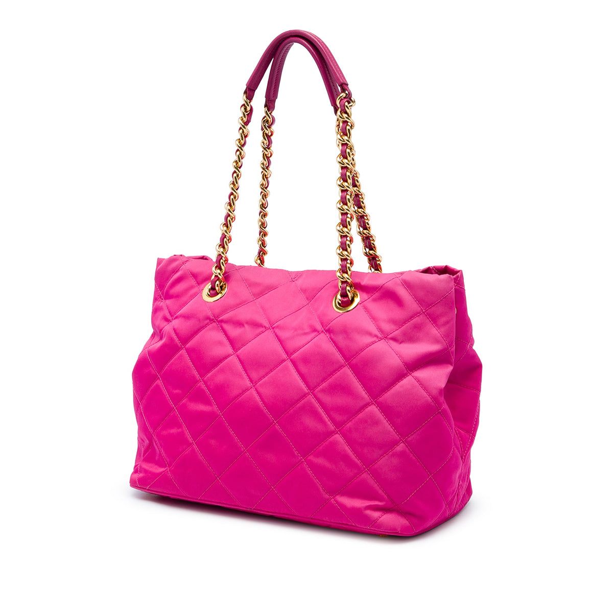 Prada Impuntu Tessuto Open Convertible Tote — Pink